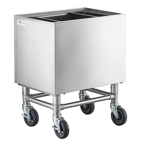 Scratch and Dent Regency 24" x 18" Stainless Steel Portable Ice Bin