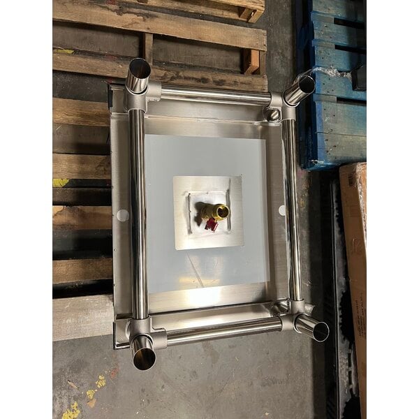 Scratch and Dent Regency 24" x 18" Stainless Steel Portable Ice Bin