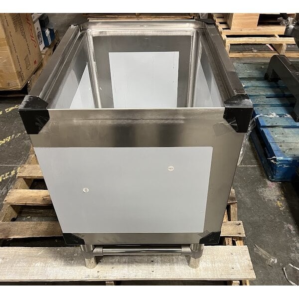 Scratch and Dent Regency 24" x 18" Stainless Steel Portable Ice Bin