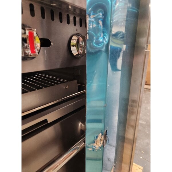 Scratch and Dent Cooking Performance Group S60-GS24-N Natural Gas 6 Burner 60" Range with 24" Griddle/Broiler and 2 Standard Ovens - 276,000 BTU