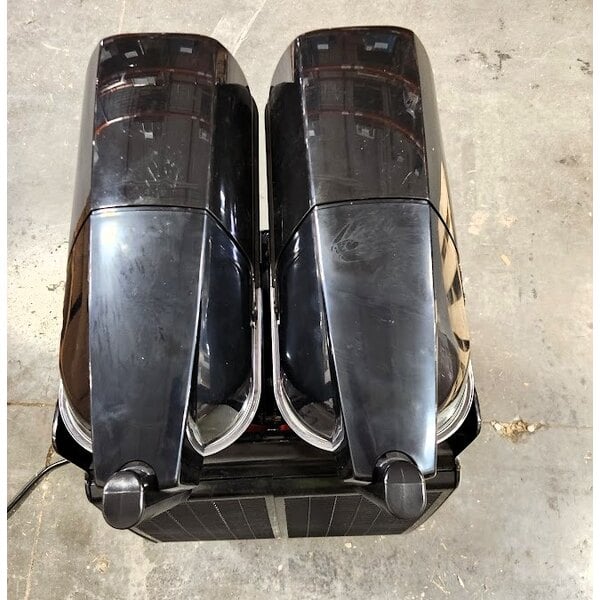 Scratch and Dent Narvon Summit Double 3.2 Gallon Granita / Slushy / Frozen Beverage Machine - 115V