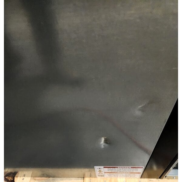 Scratch and Dent True TDR72-RISZ1-L-B-SSS-1 72" 2 Single Tap Kegerator Beer Dispenser - Black, (3) 1/2 Keg Capacity