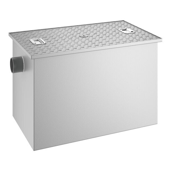 Scratch and Dent Regency 70 lb. 35 GPM Grease Trap with 3" Non-Threaded Connections - PDI Certified
