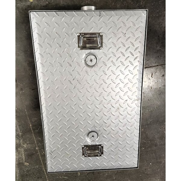 Scratch and Dent Regency 70 lb. 35 GPM Grease Trap with 3" Non-Threaded Connections - PDI Certified