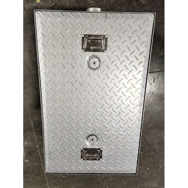 Scratch and Dent Regency 70 lb. 35 GPM Grease Trap with 3" Non-Threaded Connections - PDI Certified