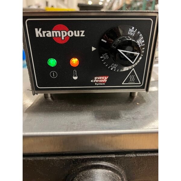 Scratch and Dent Krampouz WECCBEAT 4" x 6" Brussels Style Swivel Waffle Maker - 208 / 2600W