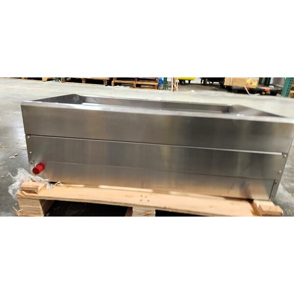 Scratch and Dent Cooking Performance Group CR-CPG-36-NL 36" Gas Countertop Radiant Charbroiler - 120,000 BTU