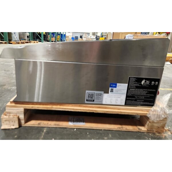 Scratch and Dent Cooking Performance Group CR-CPG-36-NL 36" Gas Countertop Radiant Charbroiler - 120,000 BTU