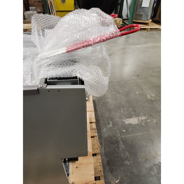 Scratch and Dent MainStreet Equipment Natural Gas 70-100 lb. Stainless Steel Floor Fryer - 150,000 BTU