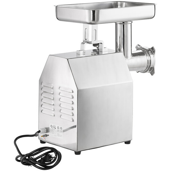 Scratch and Dent Avantco MG22R #22 Meat Grinder with Reverse Function - 110V, 1 1/2 hp