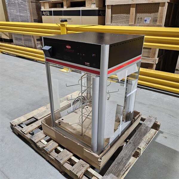 Scratch and Dent Hatco FSDT-1 Flav-R-Savor Humidified Hot Food Holding & Display Cabinet With 4 Tier Circle Rack