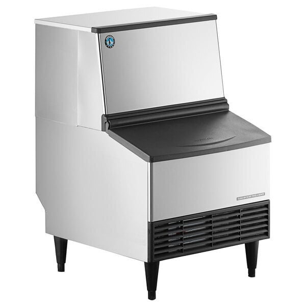 Scratch and Dent Hoshizaki KM-231BAJ 24" Air Cooled Undercounter Crescent Cube Ice Machine with Bin - 213 lb.