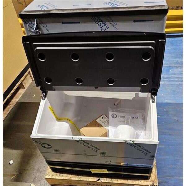 Scratch and Dent Hoshizaki KM-231BAJ 24" Air Cooled Undercounter Crescent Cube Ice Machine with Bin - 213 lb.