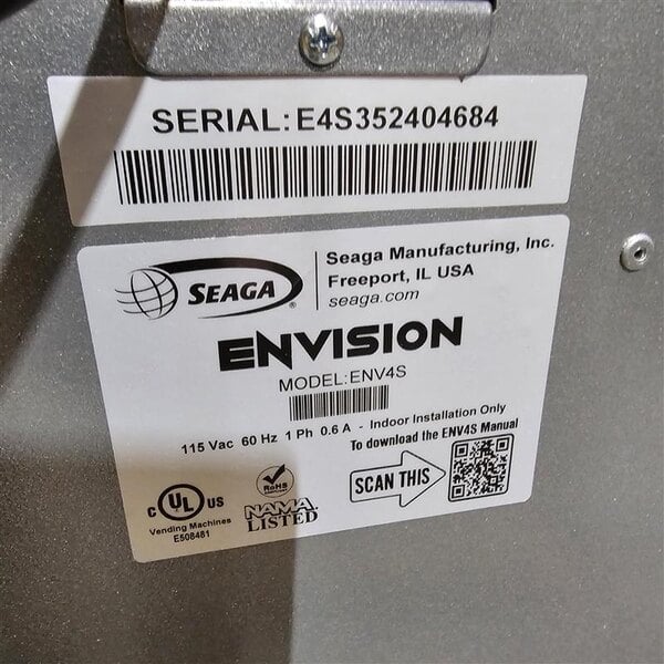 Scratch and Dent Seaga ENV4L 24-Item Laundry Vending Machine / Merchandiser