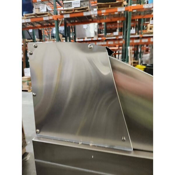 Scratch and Dent Avantco SS-PT-36M-C 36" 2 Door Mega Top Stainless Steel Refrigerated Sandwich Prep Table with 10 1/2" Cutting Board