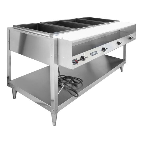 Scratch and Dent Vollrath 38118 ServeWell® Electric Four Pan Hot Food Table 208/240V - Sealed Well