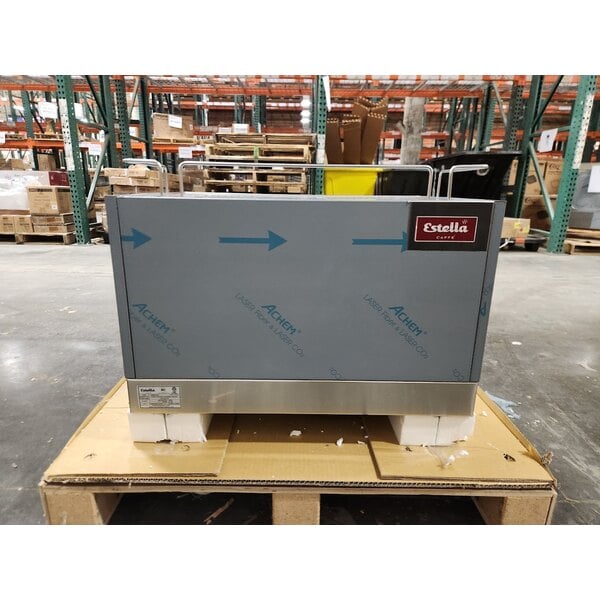 Scratch and Dent Estella Caffe ECEM2 Two Group Automatic Espresso Machine - 220-240V