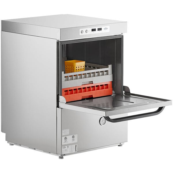 Scratch and Dent MainStreet Equipment HTUC High-Temperature Undercounter Dishwasher - 208V/240V, 1 Phase