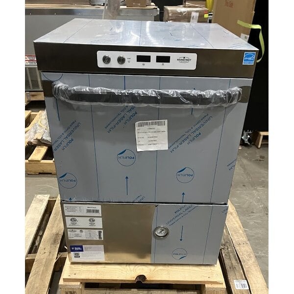 Scratch and Dent MainStreet Equipment HTUC High-Temperature Undercounter Dishwasher - 208V/240V, 1 Phase