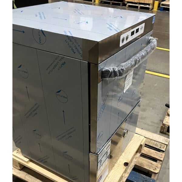 Scratch and Dent MainStreet Equipment HTUC High-Temperature Undercounter Dishwasher - 208V/240V, 1 Phase