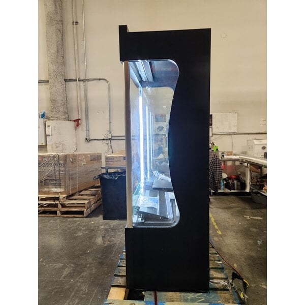 Scratch and Dent Avantco VAC-36B 35 1/2" Customizable Black Refrigerated Air Curtain Merchandiser