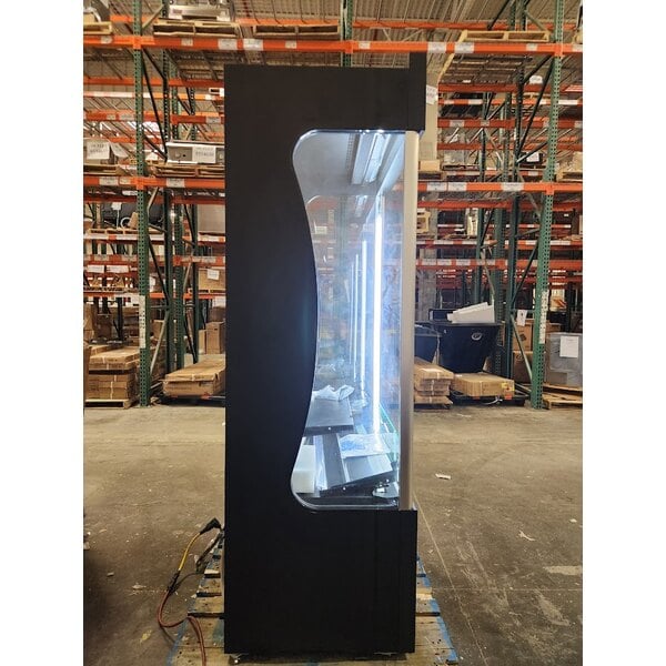 Scratch and Dent Avantco VAC-36B 35 1/2" Customizable Black Refrigerated Air Curtain Merchandiser