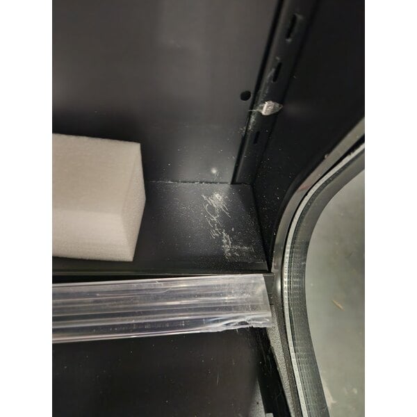 Scratch and Dent Avantco VAC-36B 35 1/2" Customizable Black Refrigerated Air Curtain Merchandiser