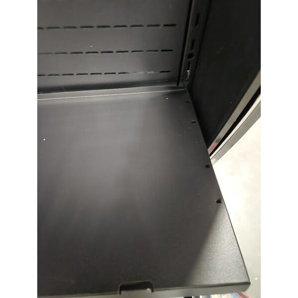 Scratch and Dent Avantco VAC-36B 35 1/2" Customizable Black Refrigerated Air Curtain Merchandiser
