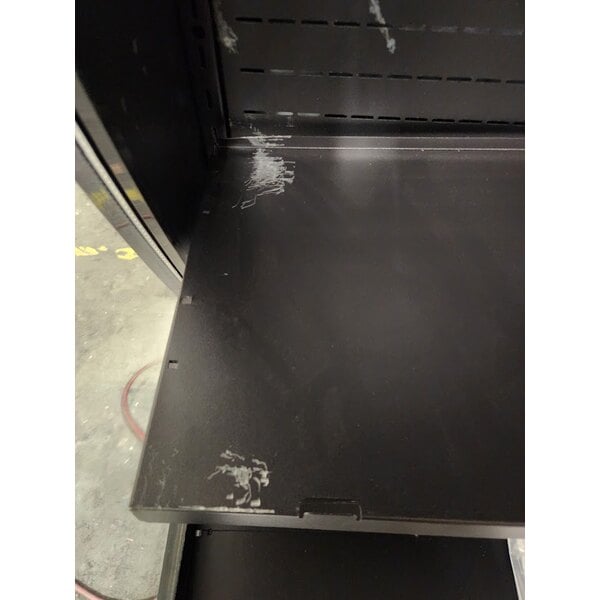 Scratch and Dent Avantco VAC-36B 35 1/2" Customizable Black Refrigerated Air Curtain Merchandiser