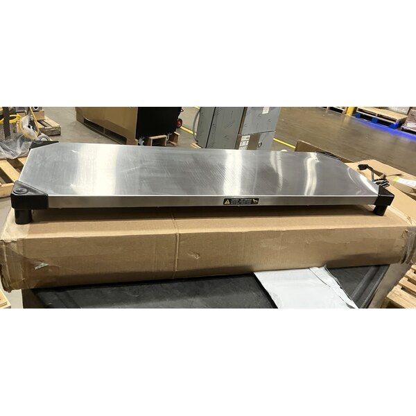 Scratch and Dent Metro Super Erecta Hot HS1442 14" x 42" Stainless Steel Heated Shelf - 120V, 400W