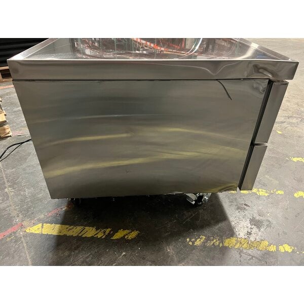 Scratch and Dent Avantco CBE-72-HC 72" 4 Drawer Refrigerated Chef Base