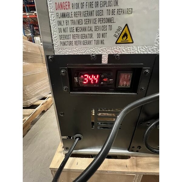 Scratch and Dent Avantco SS-PT-71-HC 70" 3 Door Stainless Steel Refrigerated Sandwich Prep Table