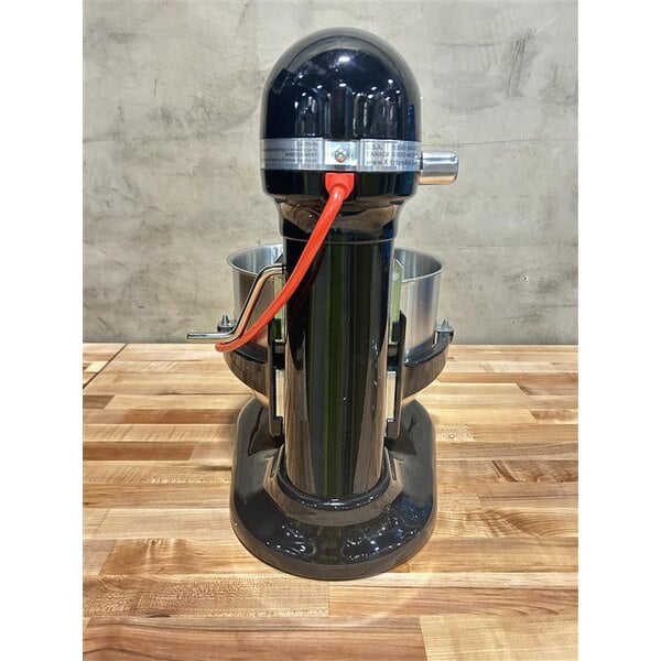 Scratch and Dent KitchenAid KSM8990OB Black 8 Qt. Bowl Lift Countertop Mixer with Standard Accessories - 120V, 1 3/10 hp