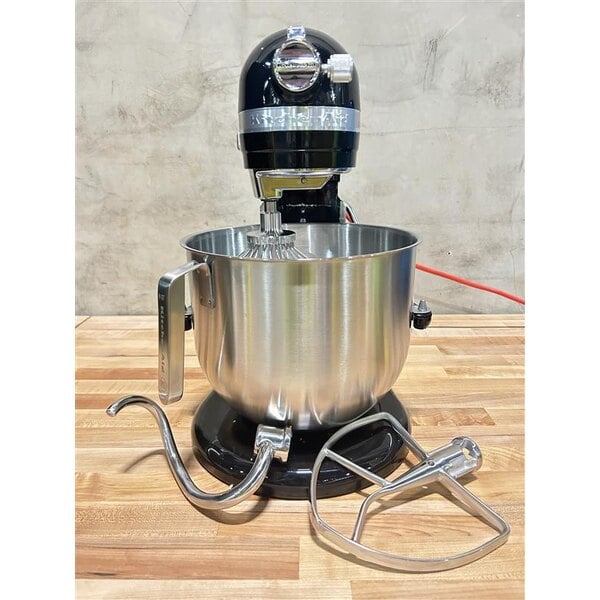 Scratch and Dent KitchenAid KSM8990OB Black 8 Qt. Bowl Lift Countertop Mixer with Standard Accessories - 120V, 1 3/10 hp