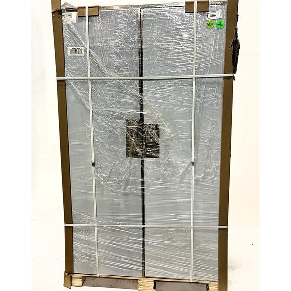 Scratch and Dent Regency 48" Stainless Steel Mop Sink Cabinet - 20" x 16" x 12" Mop Sink on Left Side