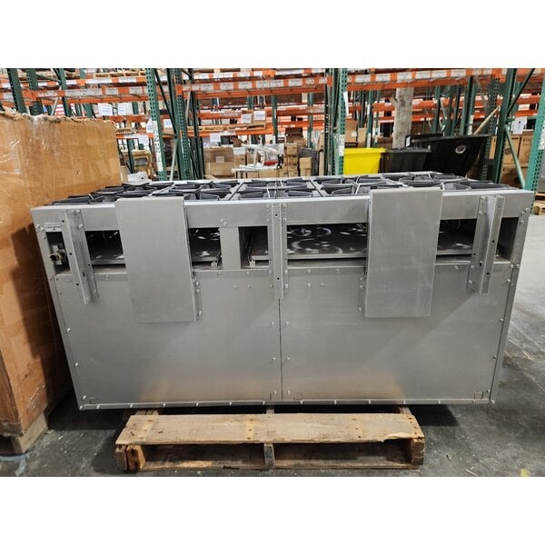 Scratch and Dent MainStreet Equipment E60-N Natural Gas 10 Burner 60" Range with 2 Standard Ovens - 360,000 BTU