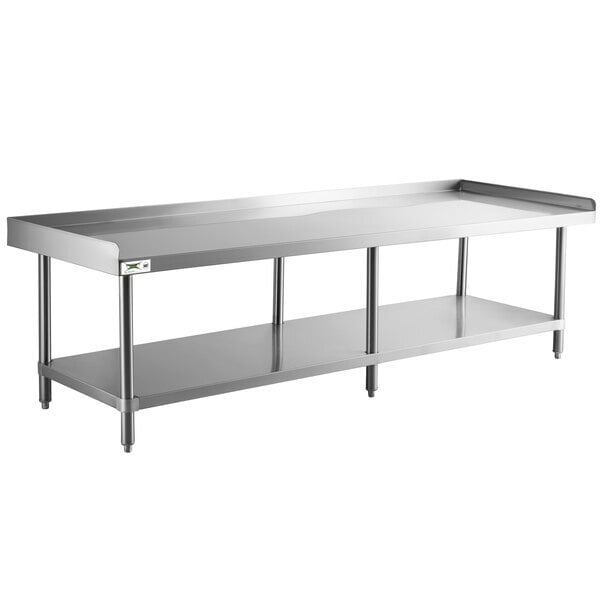 Scratch and Dent Regency 30" x 84" 16-Gauge Stainless Steel Equipment Stand with Undershelf