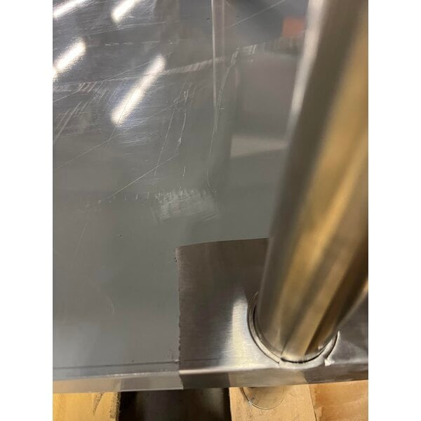 Scratch and Dent Regency 30" x 84" 16-Gauge Stainless Steel Equipment Stand with Undershelf