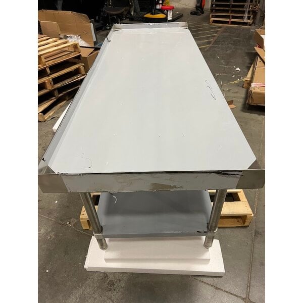 Scratch and Dent Regency 30" x 84" 16-Gauge Stainless Steel Equipment Stand with Undershelf