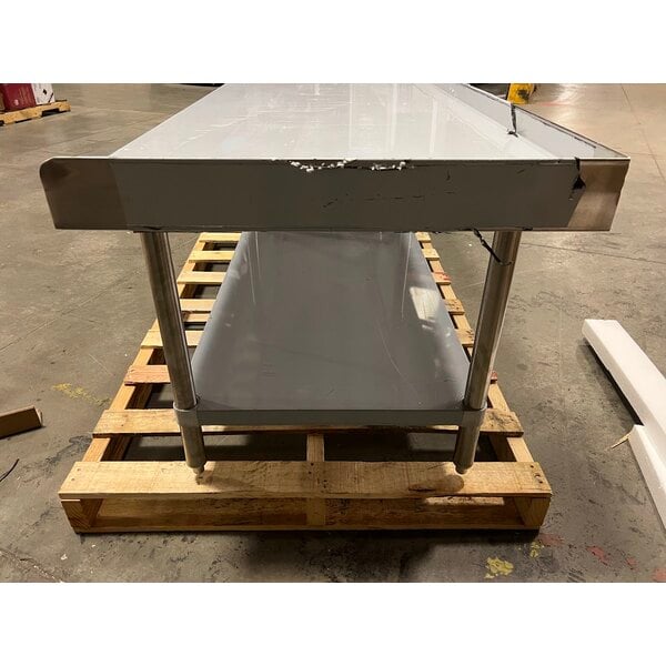 Scratch and Dent Regency 30" x 84" 16-Gauge Stainless Steel Equipment Stand with Undershelf