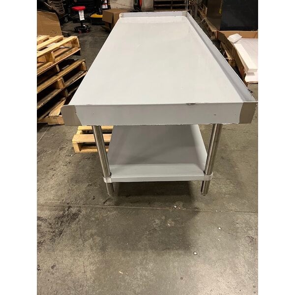Scratch and Dent Regency 30" x 84" 16-Gauge Stainless Steel Equipment Stand with Undershelf