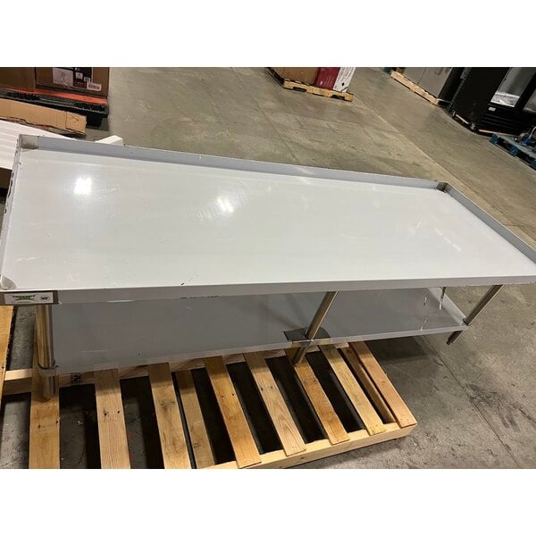 Scratch and Dent Regency 30" x 84" 16-Gauge Stainless Steel Equipment Stand with Undershelf
