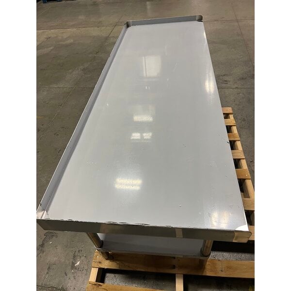 Scratch and Dent Regency 30" x 84" 16-Gauge Stainless Steel Equipment Stand with Undershelf