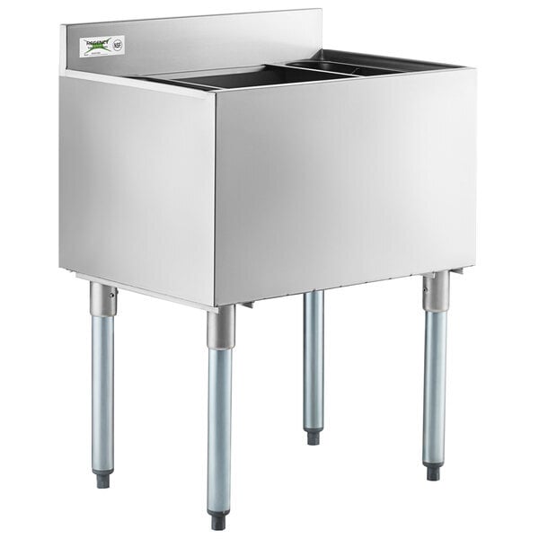Scratch and Dent Regency 18" x 24" Underbar Ice Bin - 77 lb.