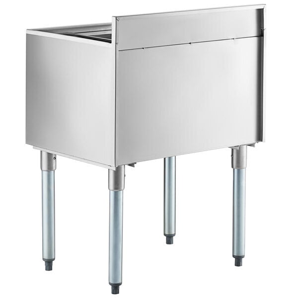Scratch and Dent Regency 18" x 24" Underbar Ice Bin - 77 lb.