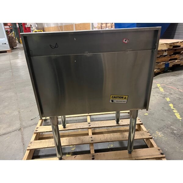 Scratch and Dent Regency 18" x 24" Underbar Ice Bin - 77 lb.