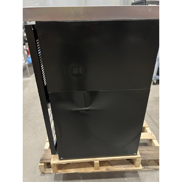 Scratch and Dent Beverage-Air BB48HC-1-B-27 48" Black Counter Height Solid Door Back Bar Refrigerator