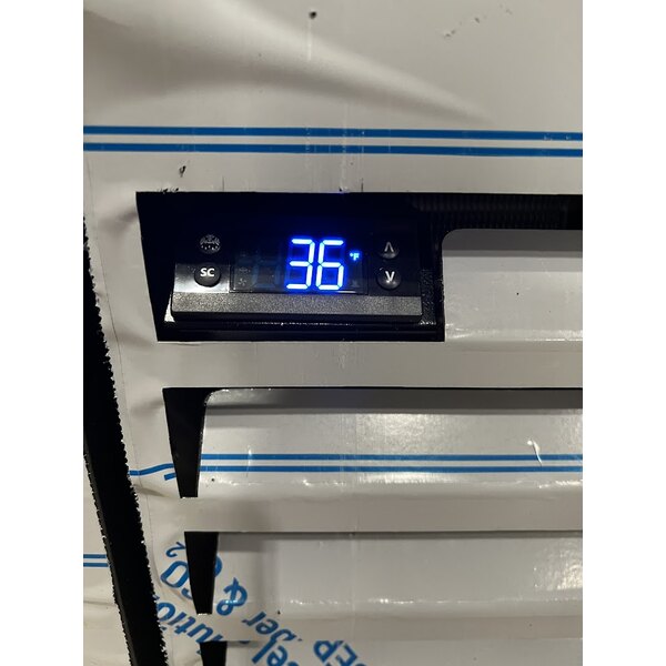 Scratch and Dent Beverage-Air BB48HC-1-B-27 48" Black Counter Height Solid Door Back Bar Refrigerator