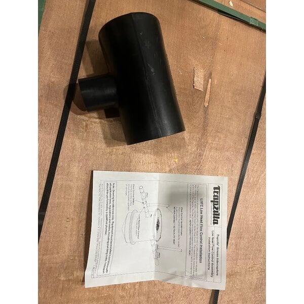 Scratch and Dent Thermaco Trapzilla TZ-400-ECA 405 lb. 75 GPM In-Ground Grease Interceptor with 4" Inlet / Outlet and 18" Extension Collar