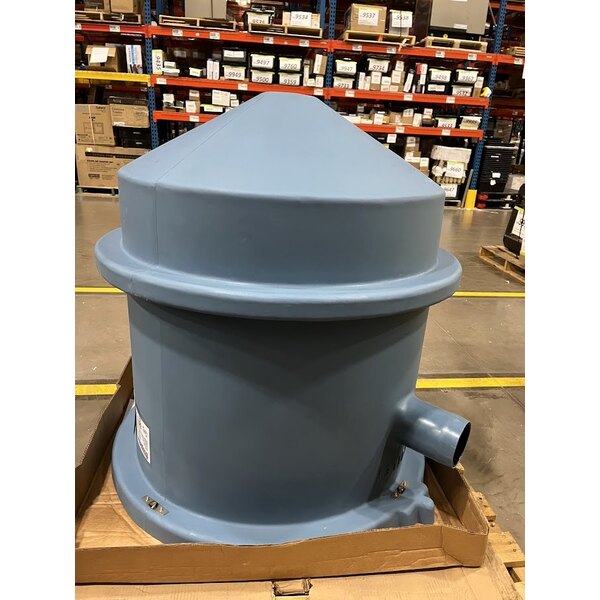 Scratch and Dent Thermaco Trapzilla TZ-400-ECA 405 lb. 75 GPM In-Ground Grease Interceptor with 4" Inlet / Outlet and 18" Extension Collar